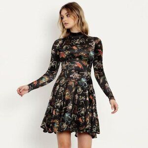 Blackmilk Legend of Zelda Enemies Velvet Longline Dress